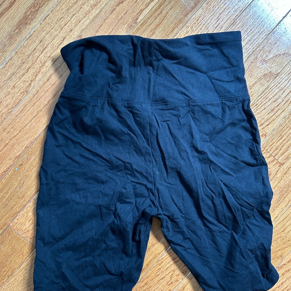 bp Black Bike Shorts High-Waisted Elastic Fit